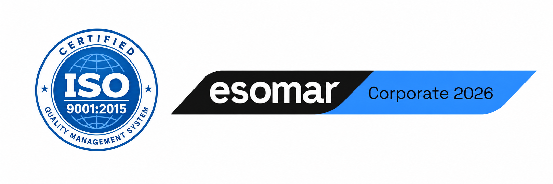 ISO 9001:2015 Certified and ESOMAR Corporate Member 2026